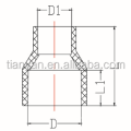 Plastic Cpvc Reducing Coupling Astm Sch80 Standard Pipes And Fittings With Best Price Full Size For Water Supply